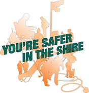 You're Safert In the Shire logo