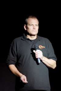 Photo of Brian Whyte who introduced the road show