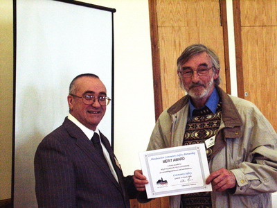 Photo of the Banff & District Hi visibility vest award